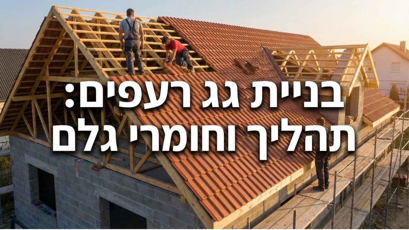 בניית גגות רעפים