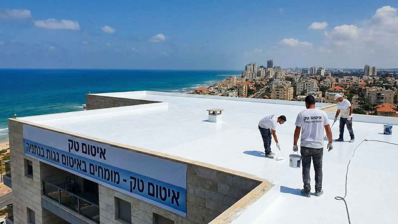 איטום גגות בנתניה