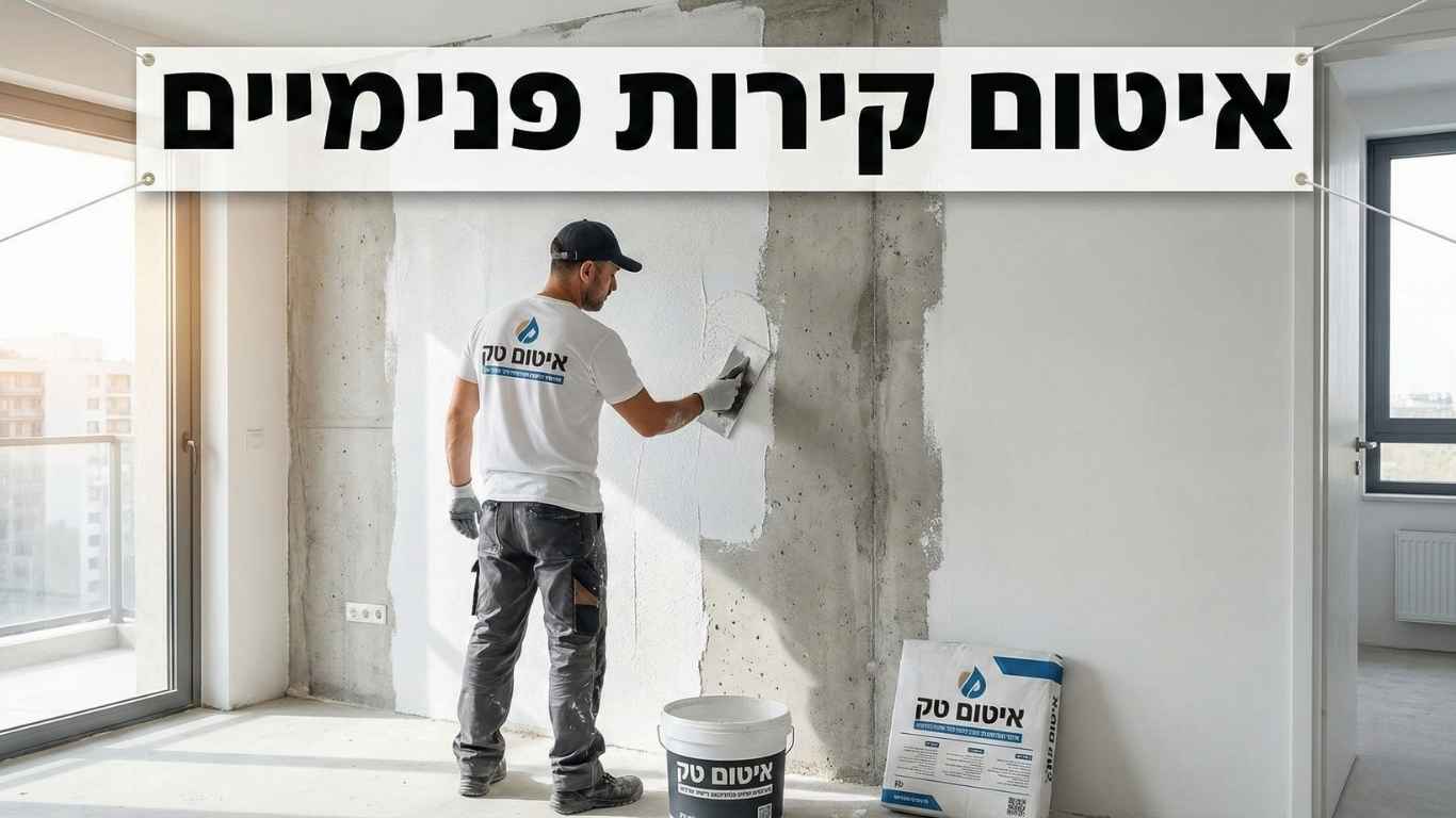 איטום קירות פנימיים