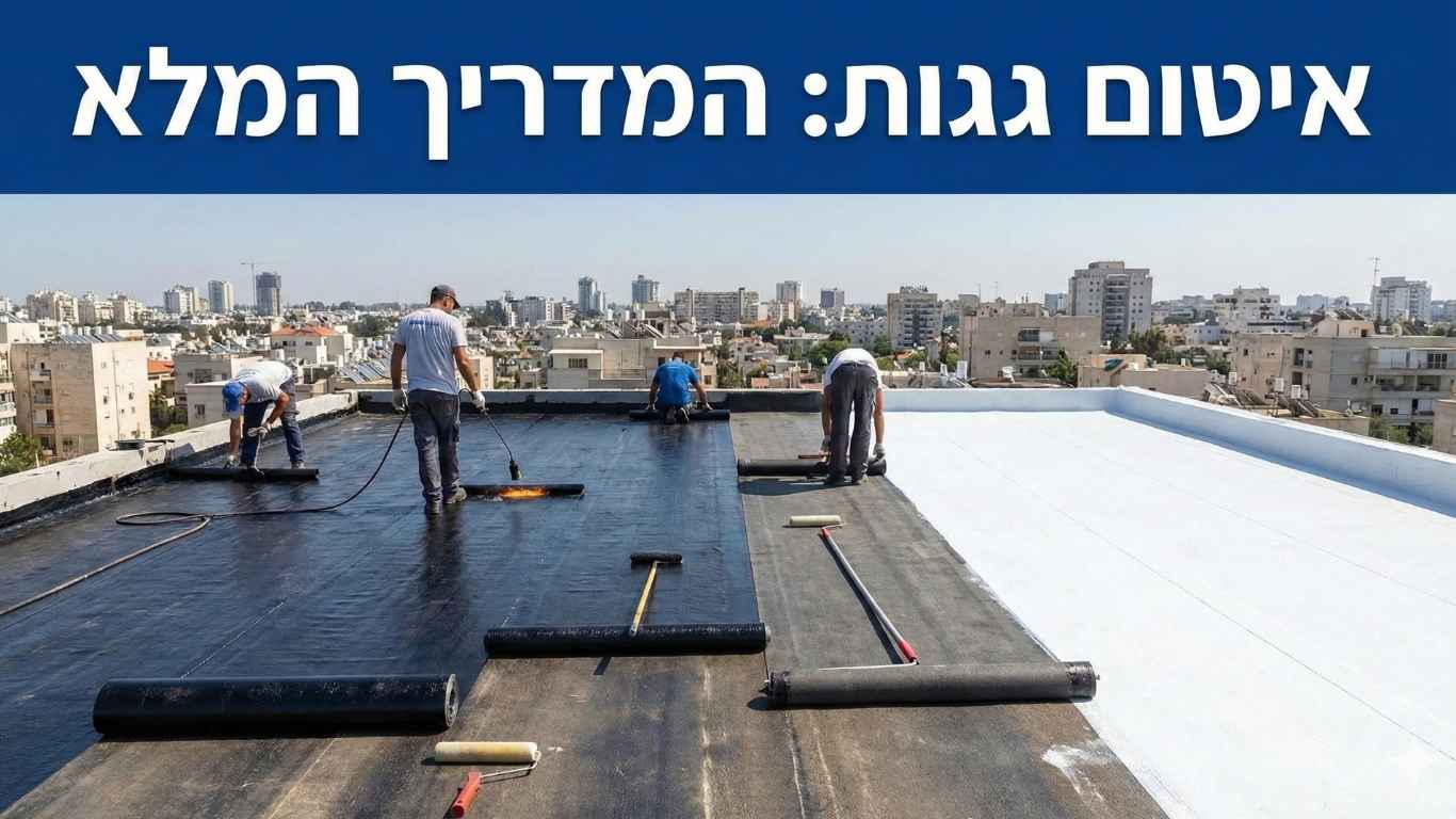 איטום גגות המדריך המלא